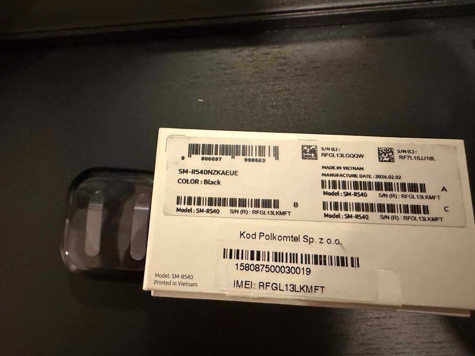 Słuchawki douszne SAMSUNG Galaxy Buds 4 ANC Czarny