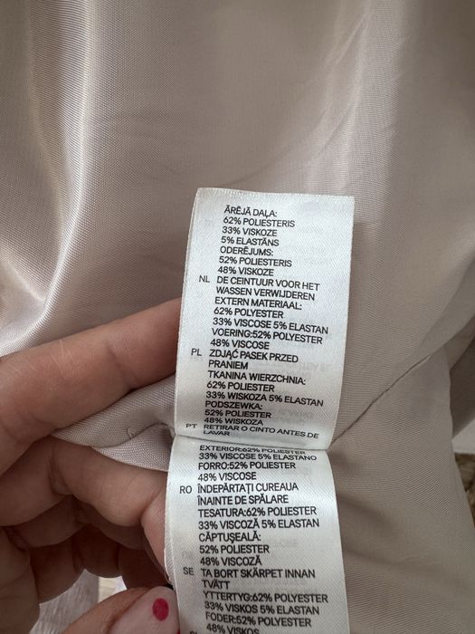 Płaszcz szary H&M 36/38