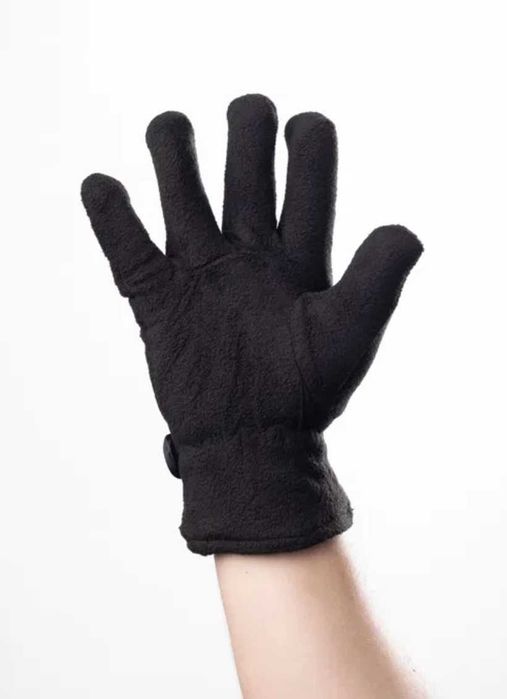 Зимові флісові рукавиці олива двошарові теплі перчатки тактичні фліс