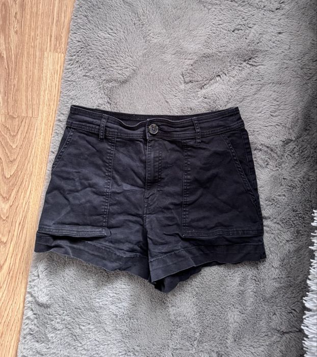 Spodenki h&m L granatowe bawełna 98%