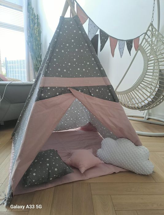 Namiot tipi dla dziewczynki