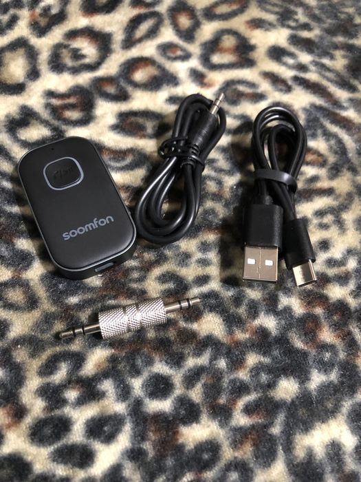 SOOMFON 2in1 Odbiornik i nadajnik Bluetooth , Adapter Jack 3.5 mm