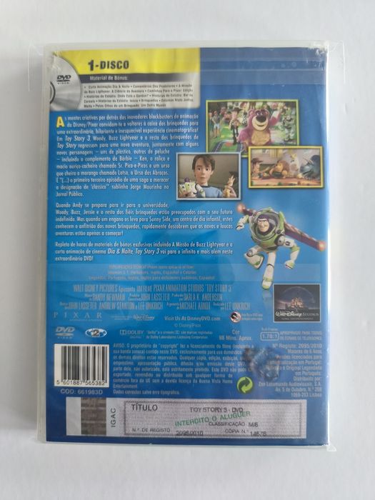 DVD Toy Story 3 Disney