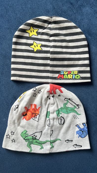 Zestaw dwoch czapek wiosennych H&M 92/104