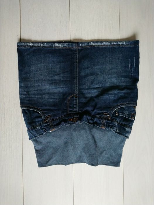 Джинсова спідниця для вагітних 28 розмір