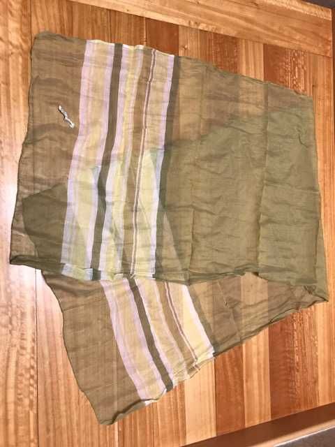 Écharpe verde - 100% algodão