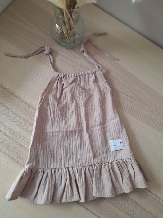 Sukienka muślinowa na ramiaczka