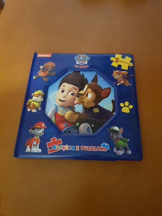 Książka z puzzlami Paw Patrol