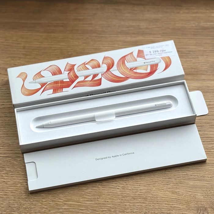 Apple Pencil PRO A2538 Original Стилус для Ipad Pro M4, M5, Air M2