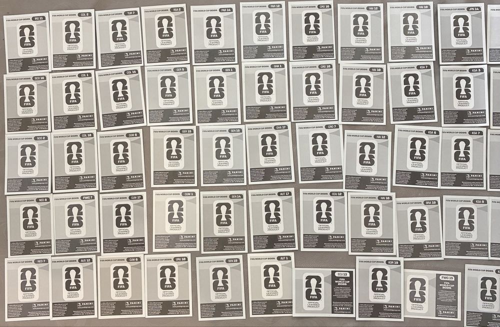 Cromos Mundial 2026 Repetidos (Aceito Trocas)