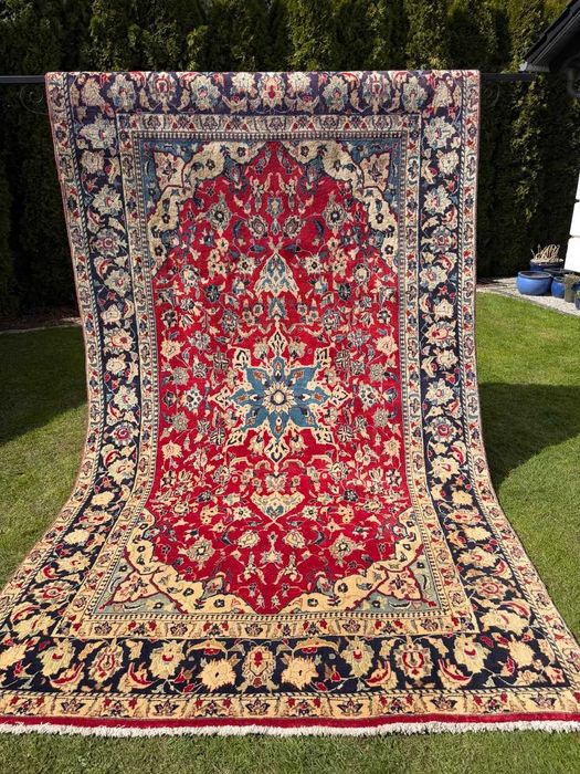 Nowy Dywan Wełniany Kaszmirowy Perski Iran Keshan 340x200 gal. 28 tyś