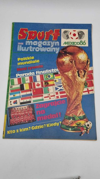 Czasopismo Sport Magazyn ilustrowany 1986 Mexico 86 Vintage PRL