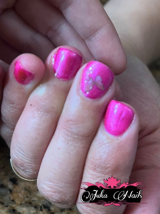 Unhas em acrygel