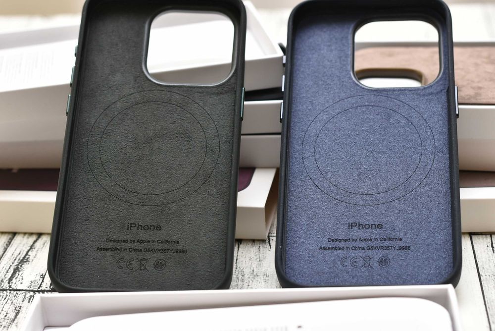 Оригинальный чехол iphone 15 серия pro max FineWoven