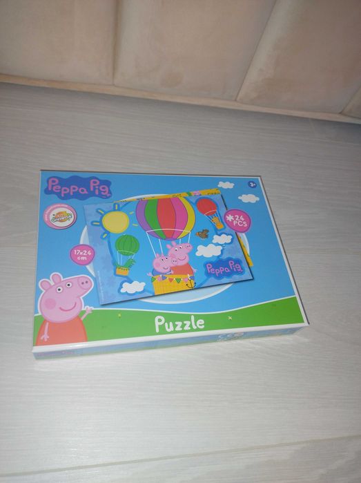 Puzzle Świnka Peppa 24 elementy, wym. 17x24 cm
