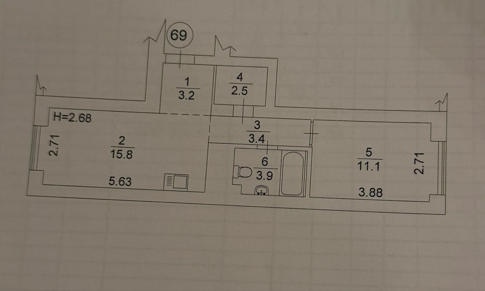 Неймовірна 1к квартира GL  Club