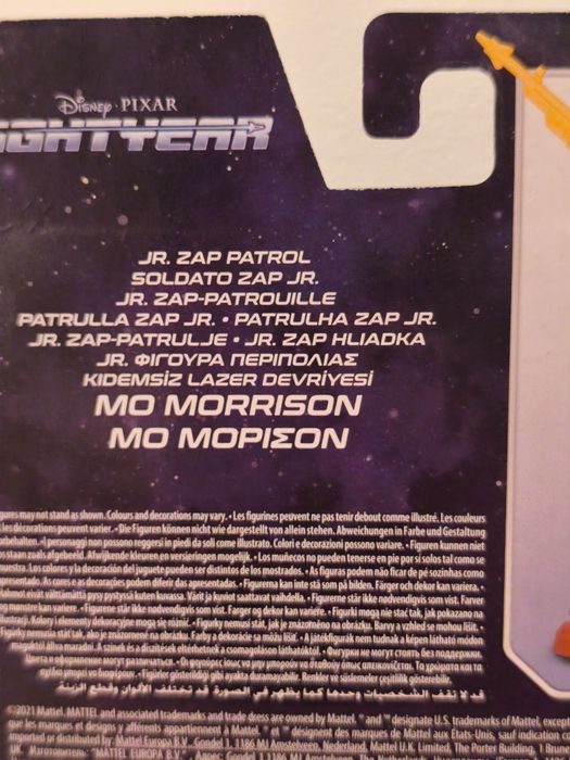 Boneco Patrulla Zap Jr. Novo da Disney Pixar