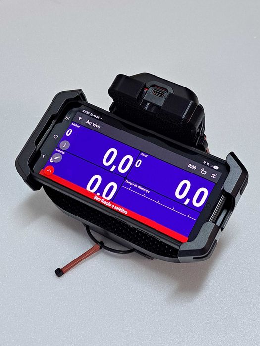 Suporte Volante Kart Antivibração Integrado p/ Smartphone e RaceBox Mini Kit/ Sodi e Birel