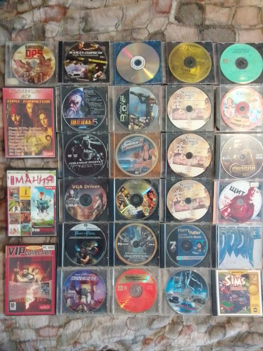Ігри для PC 28шт.на dvd дисках по 50грн.