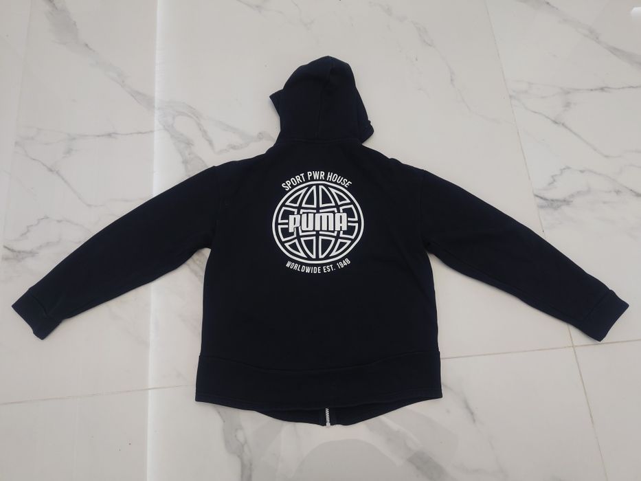 Bluza z suwakiem Puma i z kapturem