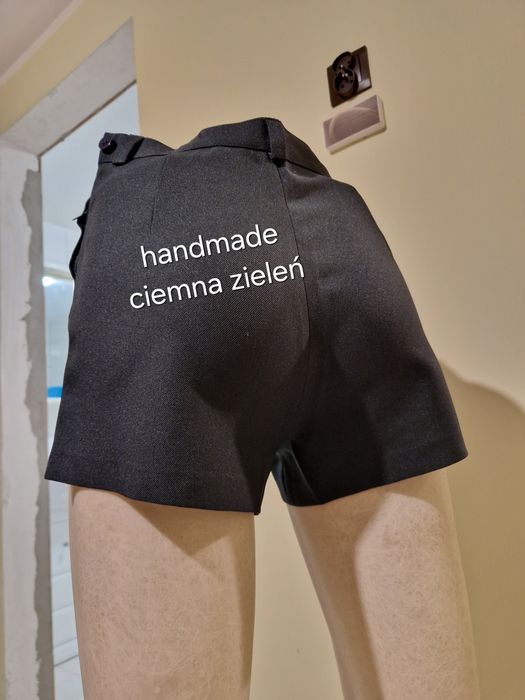 Szorty spodenki nowe ciemna zieleń