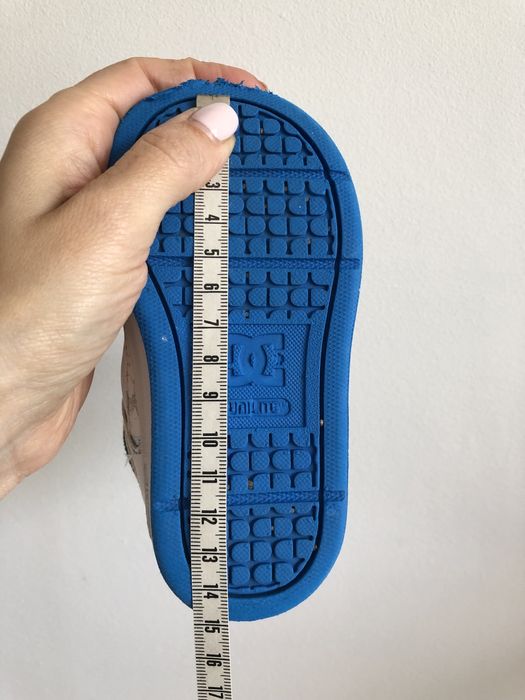 Buty za kostkę unisex trampki DC, wsuwane - S6 rozmiar 22