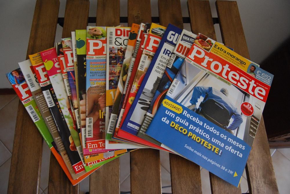 67 Revistas "Deco Proteste" + 67 Revistas "Dinheiro & Direitos"