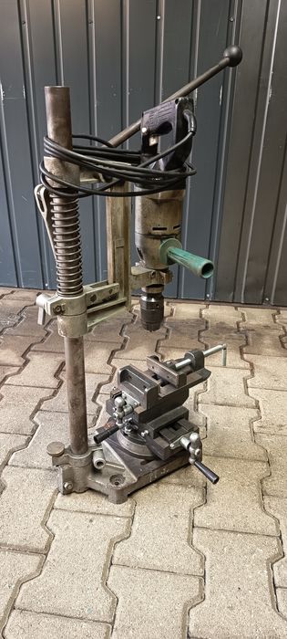 Wiertarka stołowa celma stojak imadło krzyżowe