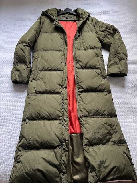 Kurtka płaszcz puchowy DKNY, zielony, XS