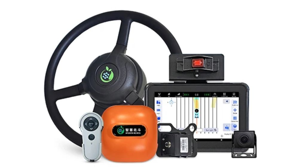 Nawigacja rolnicza GPS autoprowadzenie RTK 2cm kamera isobus