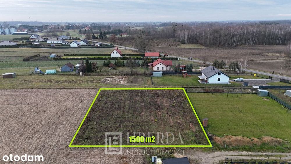 Działka budowlana - 1500 m2 - Ludwin