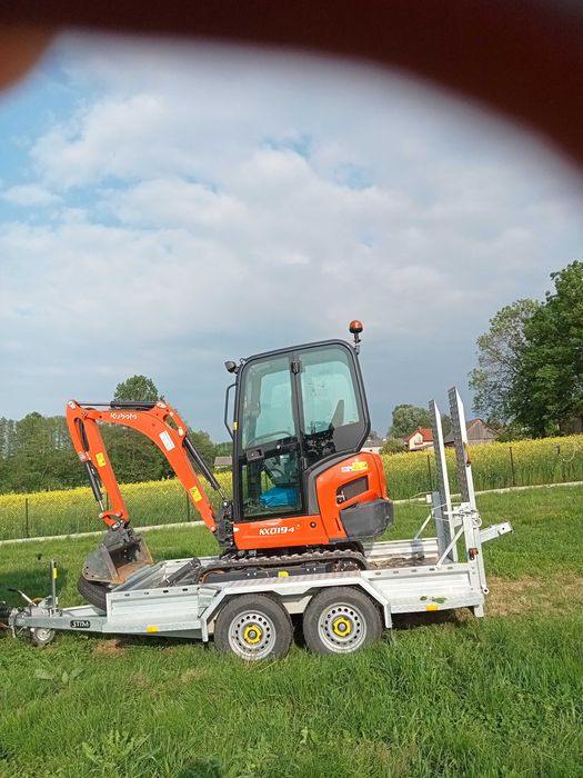 Usługi wypożyczenia minikoparki