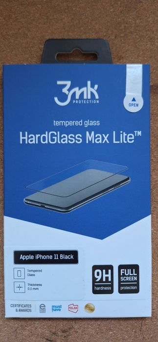 Szkło hartowane na Apple iPhone 11 - 3mk HardGlass Max Lite