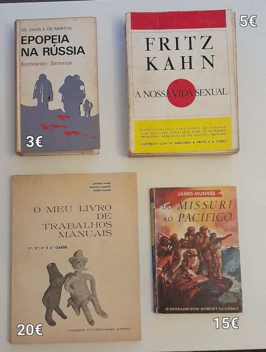 Promoção livros antigos
