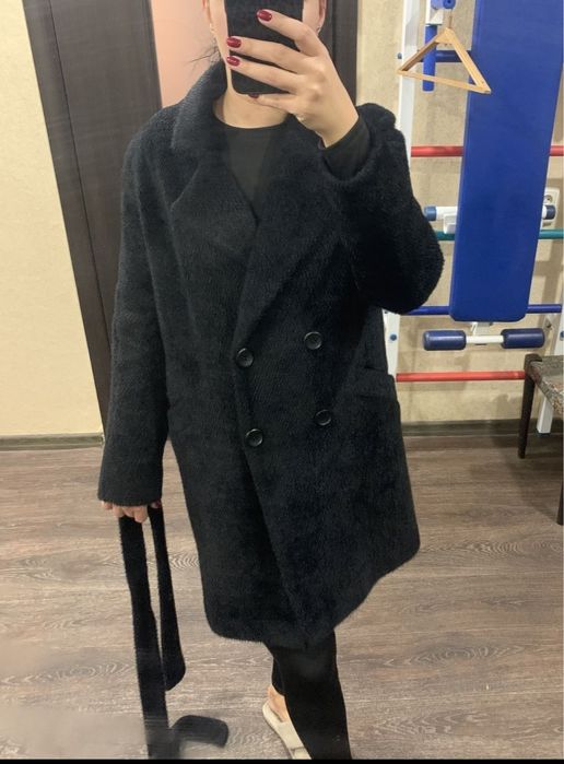 Пальто натуральное, альпака