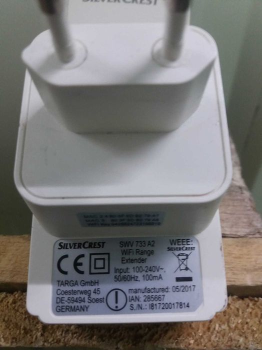 Repartidor Wifi Silver Crest SWV 733A2