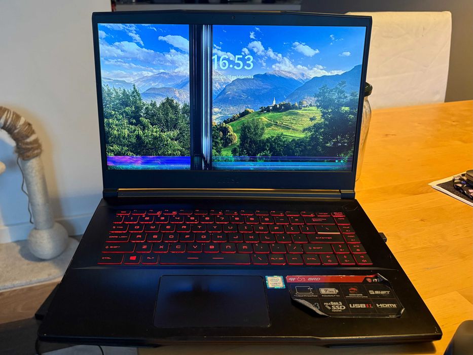 MSI GF63 8RD GTX 1050 Ti 128 GB SSD + 1 TB HDD