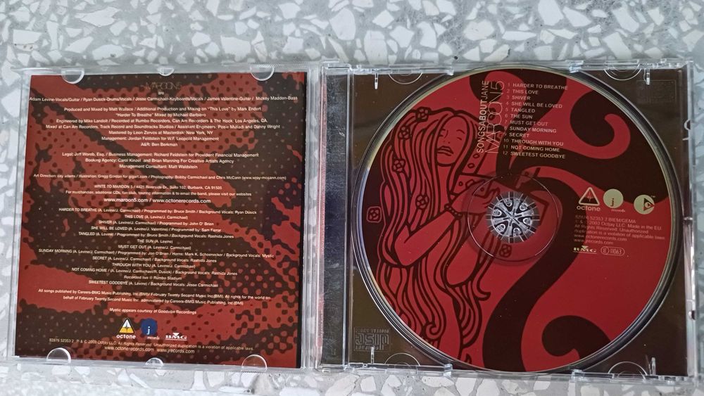 MAROON 5 "Songs about jane" płyta CD
