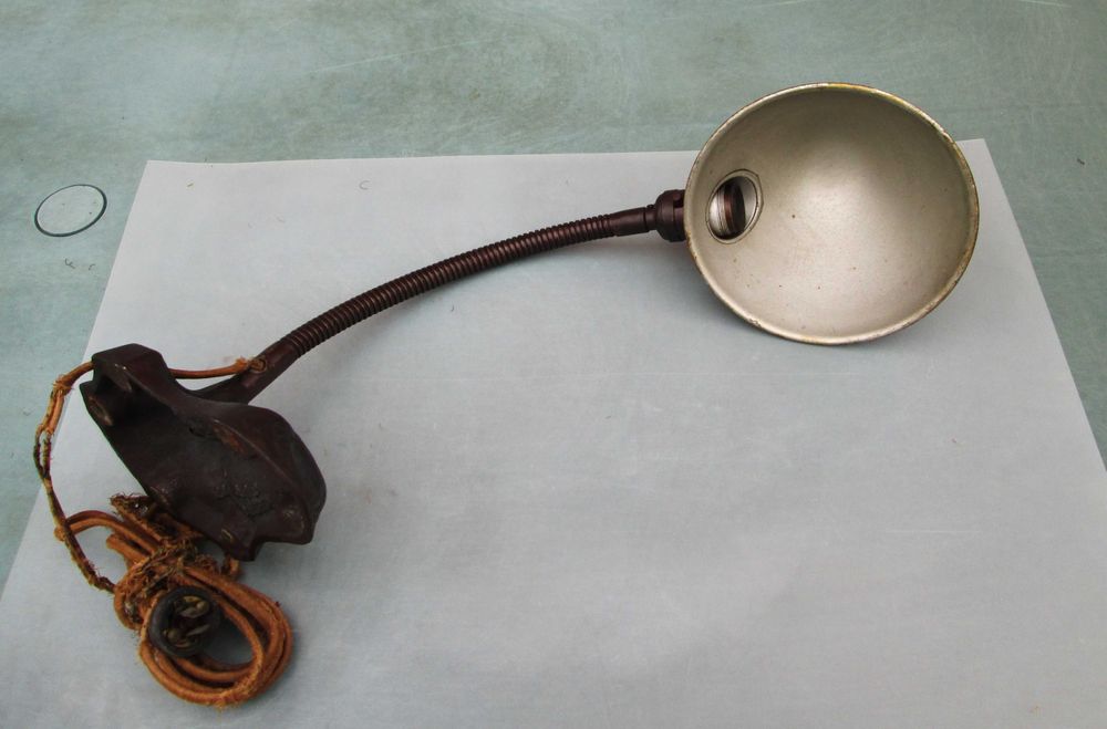 1922 Candeeiro Articulado de Secretária S ROBERT SCHWARTZ, Made in USA