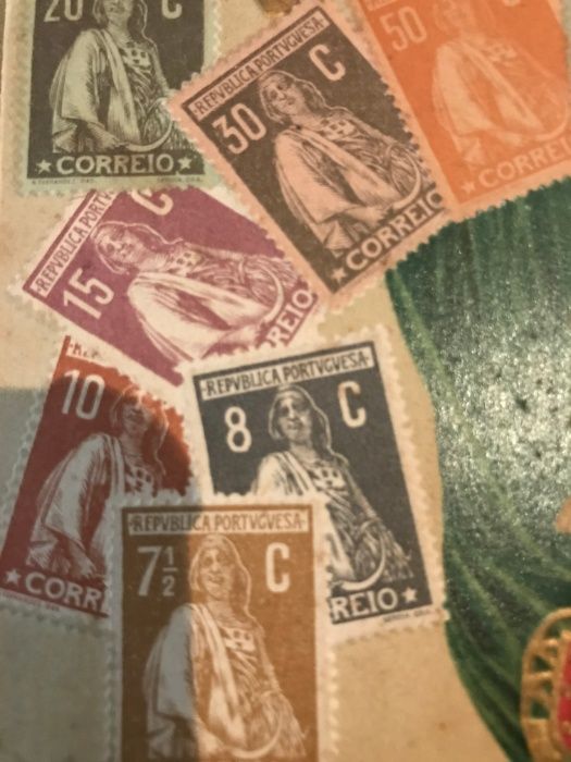 Postal muito antigo Republica Portuguesa