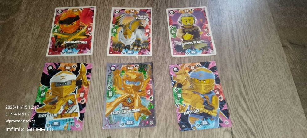 lego ninjago karty seria nr 8