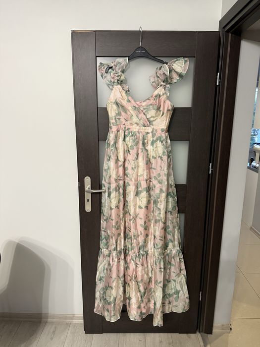 Sukienka damska nowa długa w kwiaty marki F&P rozmiar L