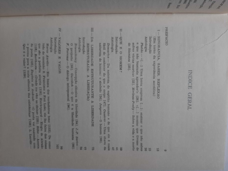Iniciação ao Filosofar - Joel Ferrão - 1ª Edição