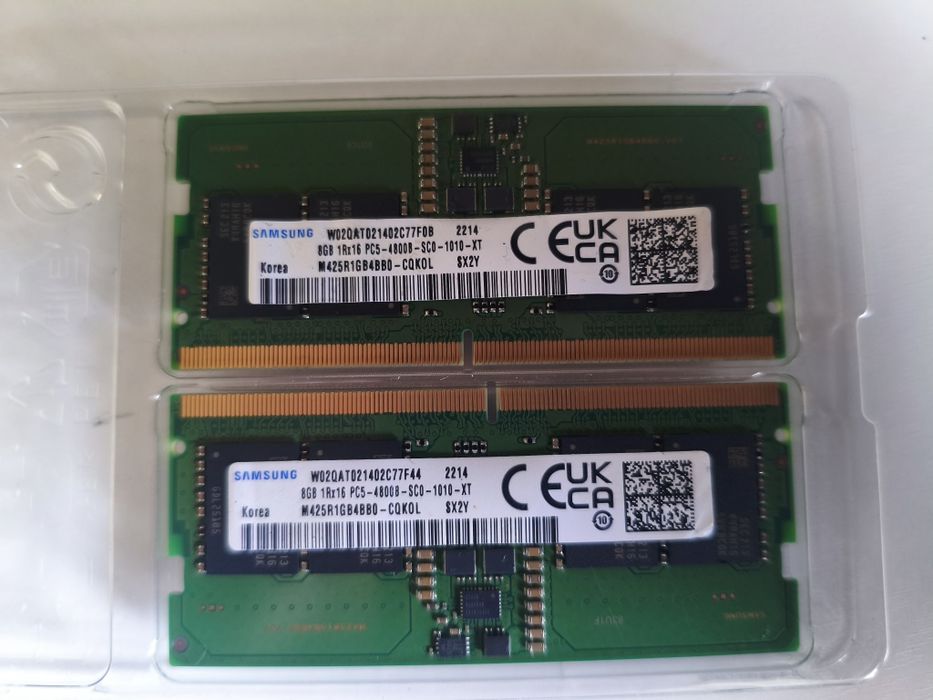 Samsung 16 GB DDR5 SO-DIMM – zestaw 2×8 GB