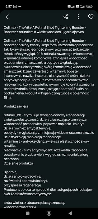 Celimax serum pod oczy