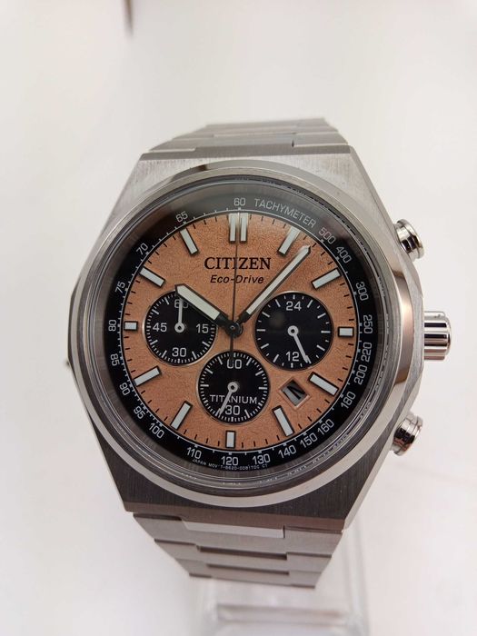 Титановые японские часы Citizen Eco-Drive CA4610-85Z сапфир, хронометр