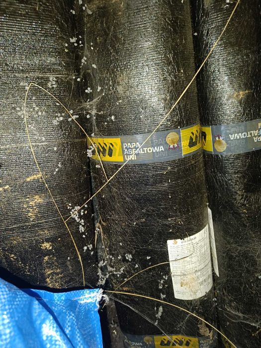 papa asfaltowa, bitumiczna, budowlana (4.5 rolki), 3mm, po budowie