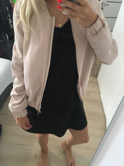 Kurtka Vero Moda pudrowy róż