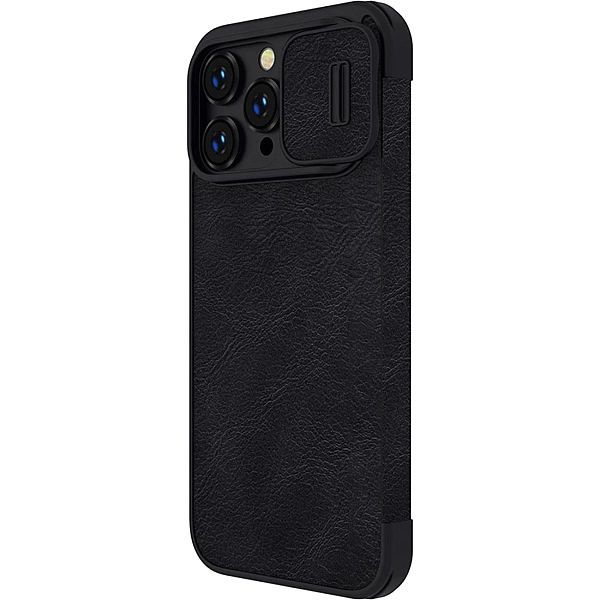 Nillkin Qin Leather Pro Case etui iPhone 14 Pro osłona na aparat kabur