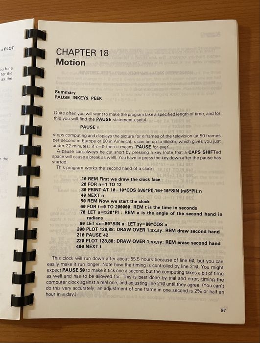 Livro original ZX Spectrum